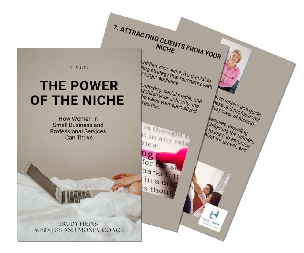 The Power of the Niche eBook | Landing Page | Trudy Heins