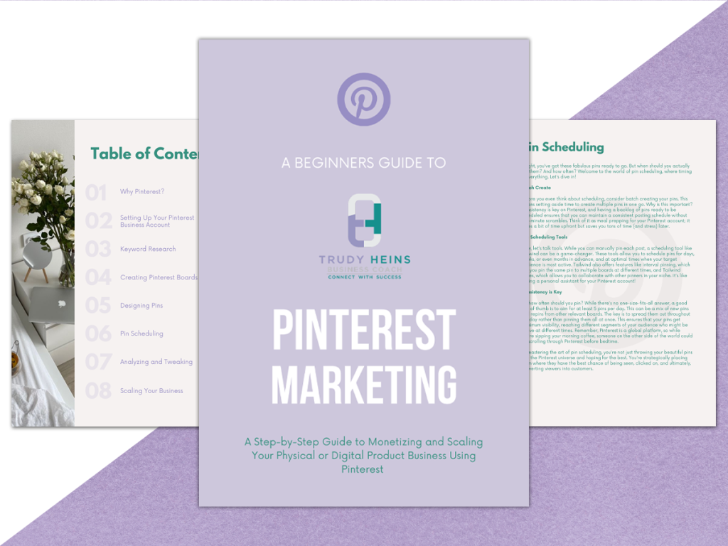 Beginners Guide to Pinterest Marketing | Trudy Heins | Business and Money Coach