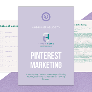 Beginners Guide to Pinterest Marketing | Trudy Heins | Business and Money Coach